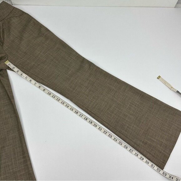 Tahari ASL Women's Tan Mid-Rise Flare Business Career Trouser 4T/W30/L33 - Picture 9 of 10